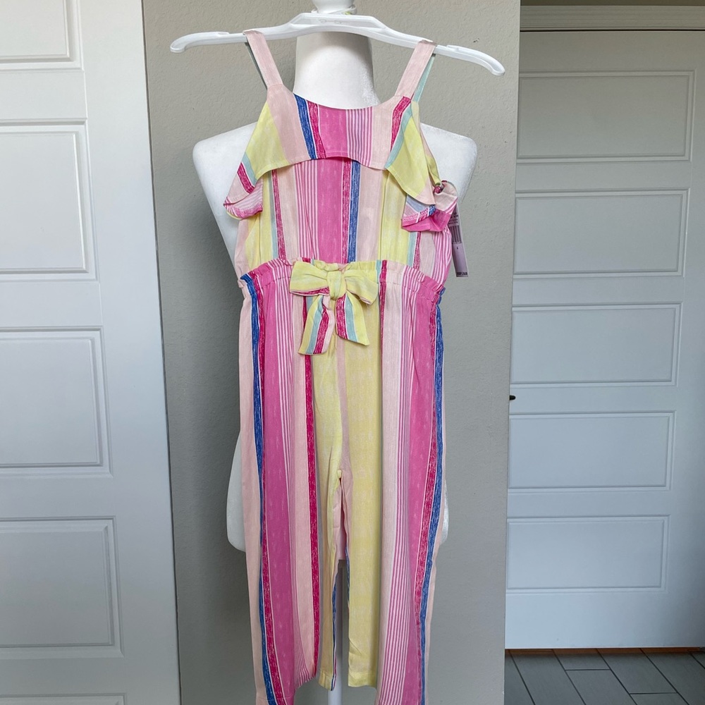 Jessica Simpson Girls’ Striped Jumpsuit